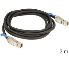 KABELIS SAS MINI HD SFF-8644 M/M 3M DELOCK