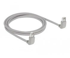 Delock Netzwerkkabel RJ45 Cat.6A S/FTP oben / oben gewinkelt 2 m