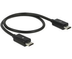 Sonstige „Delock“ maitinimo paskirstymo kabelis „Micro USB-B“ kištukas > „Micro USB-B“ kištukas OTG