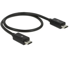 Sonstige „Delock“ maitinimo paskirstymo kabelis „Micro USB-B“ kištukas > „Micro USB-B“ kištukas OTG