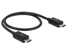 Sonstige „Delock“ maitinimo paskirstymo kabelis „Micro USB-B“ kištukas > „Micro USB-B“ kištukas OTG