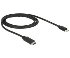 DELOCK Cable USB Type-C 2.0 male > USB 2.0 type Micro-B male 1 m juodas