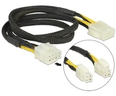 DELOCK 83653 Delock ilgintuvas maitinimo 8 kontaktų EPS kištukas (2 x 4 kontaktai) > 8 smeigtukų moteriška 44 cm