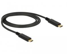 Delock Cable USB 3.1 Gen 2 USB Type-C™ kištukas > USB Type-C™ kištukas el. žymeklis 1 m juodas