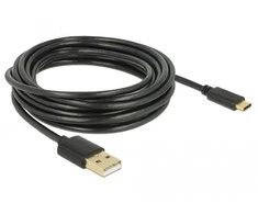 Delock kabelis USB 2.0 Type-A kištukas > Type-C™ 2.0 kištukas 4,0 m juodas