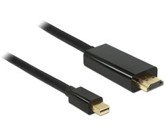 Delock Cable Mini Displayport 1.1 male > HDMI-A male 2 m juodas