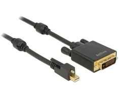 Delock kabelis mini Displayport 1.2 kištukas su varžtu > DVI kištukas aktyvus 2 m