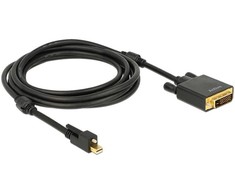 Kabelis Delock DisplayPort Mini - DVI-D 3m juoda (83727)