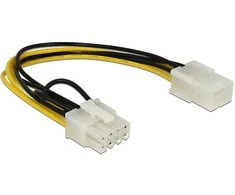 Delock maitinimo kabelis PCIE 6 kontaktų moteriškas > 8 kontaktų vyriškas PCIE