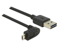 Kabelis USB Delock USB-A - 1 m Juodas (83848)