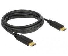Delock Kabelis USB 2.0 USB Type-C Stecker > USB Type-C Stecker 3,0 m juodas 3 A