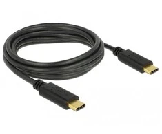 Delock Kabelis USB 2.0 USB Type-C Stecker > USB Type-C Stecker 3,0 m juodas 3 A
