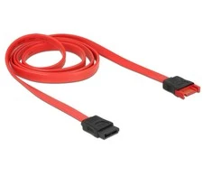 PRZEDŁUŻACZ SATA DATA III (6 GB/S) M/F 100CM Raudonas DELOCK