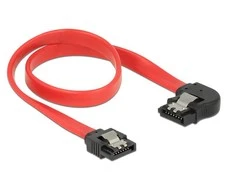 Delock SATA - SATA, 0,3m, raudona (83963)