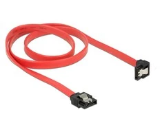 DELOCK SATA-Kabelis SATA III -> SATA down St/St 0.70m raudona Clip