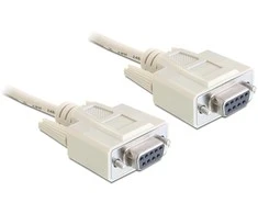 DELOCK Cable Serial Null modemas 9 kontaktų lizdas > 9 kontaktų lizdas 5 m