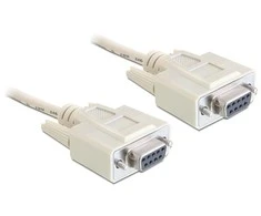 DELOCK Cable Serial Null modemas 9 kontaktų lizdas > 9 kontaktų lizdas 5 m