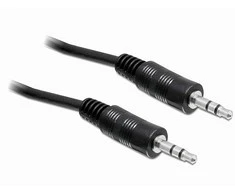 Delock lizdo kabelis 3,5 mm 3 kontaktų kištukinis / vyriškas 5 m