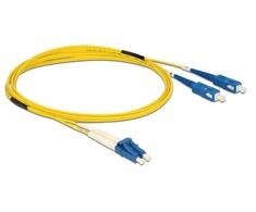 Šviesolaidinis delock Patchcord LC - LC Multimode OS2 09/125 µm, 2 m (84610)