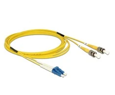 Delock Kabelis Lichtwellenleiter LC > ST Singlemode OS2 2 m