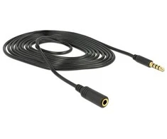 Kabelis Delock Jack 3.5mm - Jack 3.5mm 2m juoda (84667)
