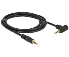 Delock Kabelis Klinke 4 Pin 3,5 mm Stecker > Stecker gewinkelt
