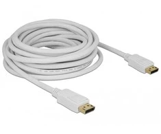Delock Kabelis DisplayPort 1.2 Stecker > DisplayPort Stecker baltas 4K 60 Hz 7m
