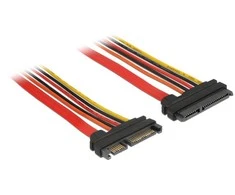 Delock kabelis SATA 6 Gb/s 22 kontaktų kištukas > SATA 22 kontaktų lizdas