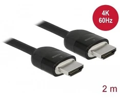 DELOCK Premium HDMI kabelis 4K 60 Hz 2 m