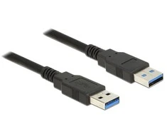 DELOCK Cable USB 3.0 Type-A male > USB 3.0 Type-A male 3.0 m juodas