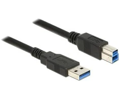 DELOCK Cable USB 3.0 Type-A male > USB 3.0 Type-B male 1,0 m juodas