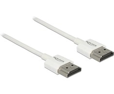 Kabelis Delock HDMI - HDMI 1 m, balta (85122)