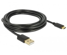 Delock kabelis USB 2.0 Type-A kištukas > Type-C™ 2.0 kištukas 3,0 m juodas