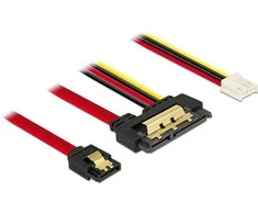 Delock SATA – SATA 22 kontaktų 0,3 m raudona (85234)