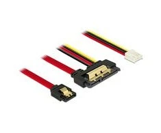 Delock SATA – SATA 22 kontaktų 0,3 m raudona (85234)