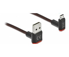 Delock EASY-USB 2.0 kabelis A tipo kištukas iki EASY-USB tipo mikro-B kištukas