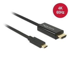USB kabelis Delock USB-C - HDMI 3 m Juodas (85292)