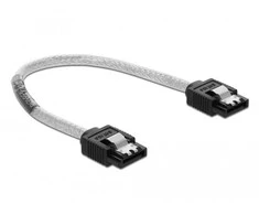 Delock SATA 6 Gb/s kabelis 20 cm, skaidrus