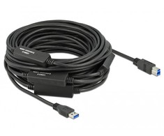 DELOCK Active USB 3.2 Gen 1 A tipo USB iki B tipo USB laidas 20 m