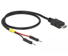 Delock USB Stromkabel Micro-B auf 2 x Pfostenstecker einzeln Strom 30 cm