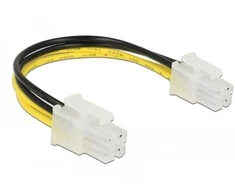 Delock Stromkabel P4 Stecker > P4 Stecker 15 cm