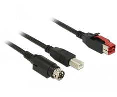 USB kabelis Delock USB-A – 3 m juodas (85489)
