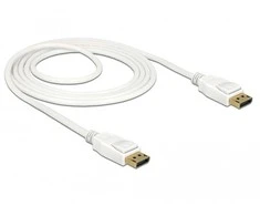 Kabelis Delock DisplayPort – DisplayPort 1,5m balta (85509)