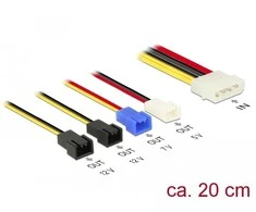 Delock Molex - 2-pin x4, 0.2m, Multicolor (85516)