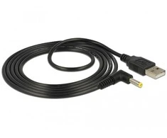 Delock maitinimo kabelis USB > DC 4,0 x 1,7 mm kištukas 90° 1,5 m