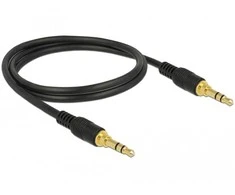 Kabelis Delock Jack 3.5mm - Jack 3.5mm 1m juoda (85547)