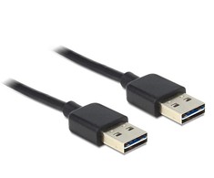 DeLOCK 85556 kabelis USB USB 2.0 2 m USB A Juodas