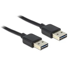 DeLOCK 85556 kabelis USB USB 2.0 2 m USB A Juodas
