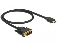 Kabelis Delock HDMI - DVI-D 0.5m juoda (85581)