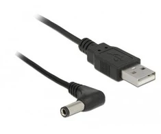Delock maitinimo laidas DELOCK Strom kabelis USB > DC 5,5x2,5 90° St/St 1,5 m